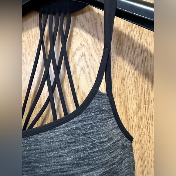 Lululemon Moment To Movement Heathered Black 2-in-1 Athletic Tank Women’s S* - Picture 5 of 6